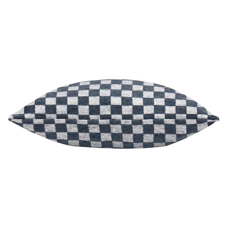 Larro Square Cushion, Blue, Feather