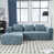 Chenille bleu menthe est en rupture de stock sélectionné