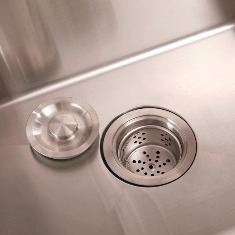 24In Stainless Steel Washing Sink W/ Faucet Hoses And Drain Head Only(Update)