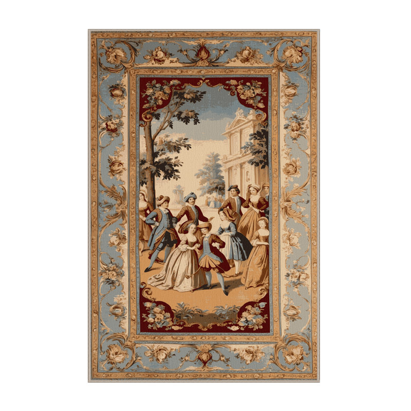 Tapis beige français lavable à la machine, Tapis de couloir 2 pi x 4 pi