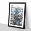 Stacked Zen Stones Painting - Picture Frame Graphic Art-56922592-56922589