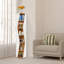 6-Tier Wall Corner Bookshelf, Corner Shelf-1273148639