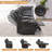Power Loveseat Recliner Couch with Bass Speakers and LED Lights-841072121