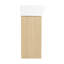 Ensemble de meuble-lavabo de salle de bain 16 po pour petit espace, petit meuble-lavabo moderne avec lavabo en céramique-679093947