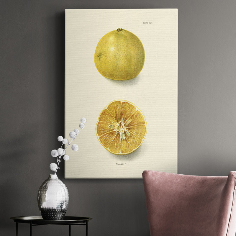 Tangelo, impression sur toile tendue, H 18 po x l 12 po x P 1 po