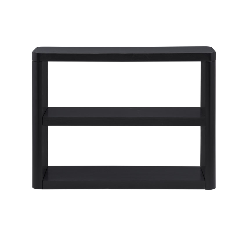 Noah Black Console Table, Black