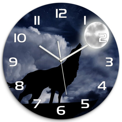 Jerramie Glass Wall Clock