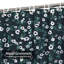 Rideau de douche à motif floral bleu sarcelle avec 12 crochets-585825132