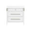 3-Drawer Nightstand With Felt Lined Top Drawer