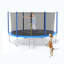 Ensemble de trampoline pour cour / extérieur rond de 14 pi GVDV avec système de sécurité-126318643