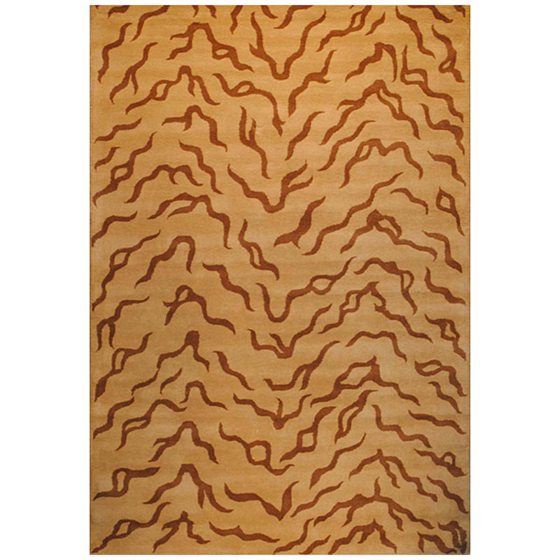 Indo Wool Animal Print Indoor Rug, Rectangle 4' x 6'