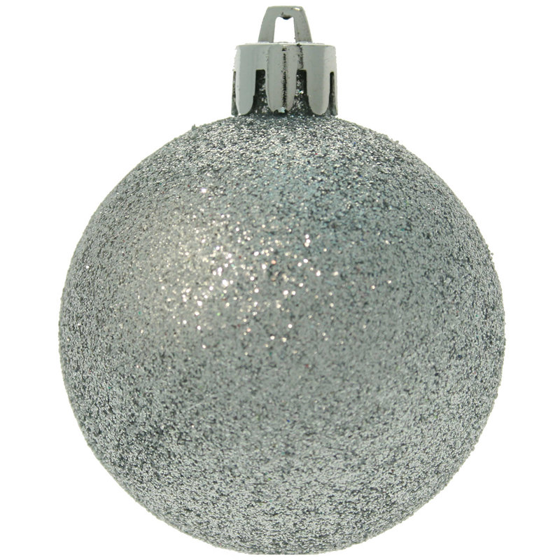 25cm Bauble, Silver