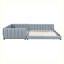 Lit plateforme tapissier grand et simple TG, lit mère et enfant, similicuir-2034288227