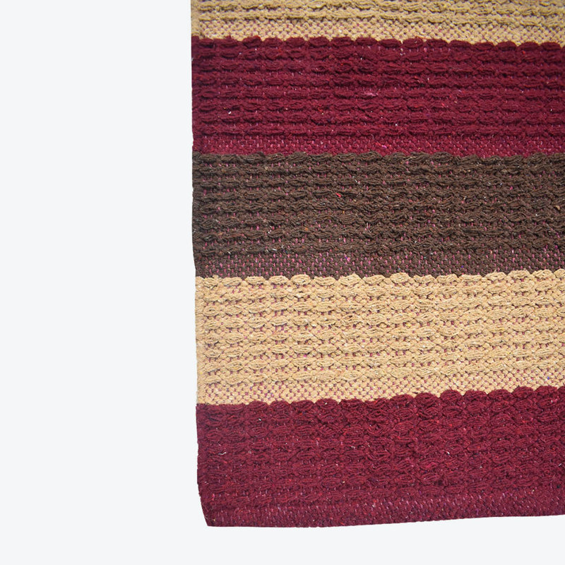 Goree Striped Hand Woven 90cm X 150cm Indoor / Outdoor Area Rug
