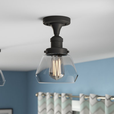 Chill Glass Semi Flush Mount