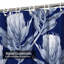 Rideau de douche bleu marine à 12 crochets-706691946
