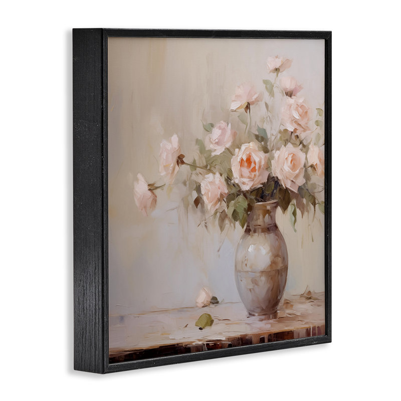 Giclée romantique encadrée, design par Arlington Prints, Giclée encadrée noir minuit, H 12 po x l 12 po