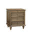 Tables de chevet Farmhouse avec 4 tiroirs, table de bout avec rangement en bois avec tablette coulissante cachée, grande table d'appoint avec 4 pieds en bois massif et poignée en métal, assemblage facile-5607484-5607486