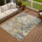 Machine Washable Indoor/Outdoor Earleville ACN2367 Abstract Rug-854294651