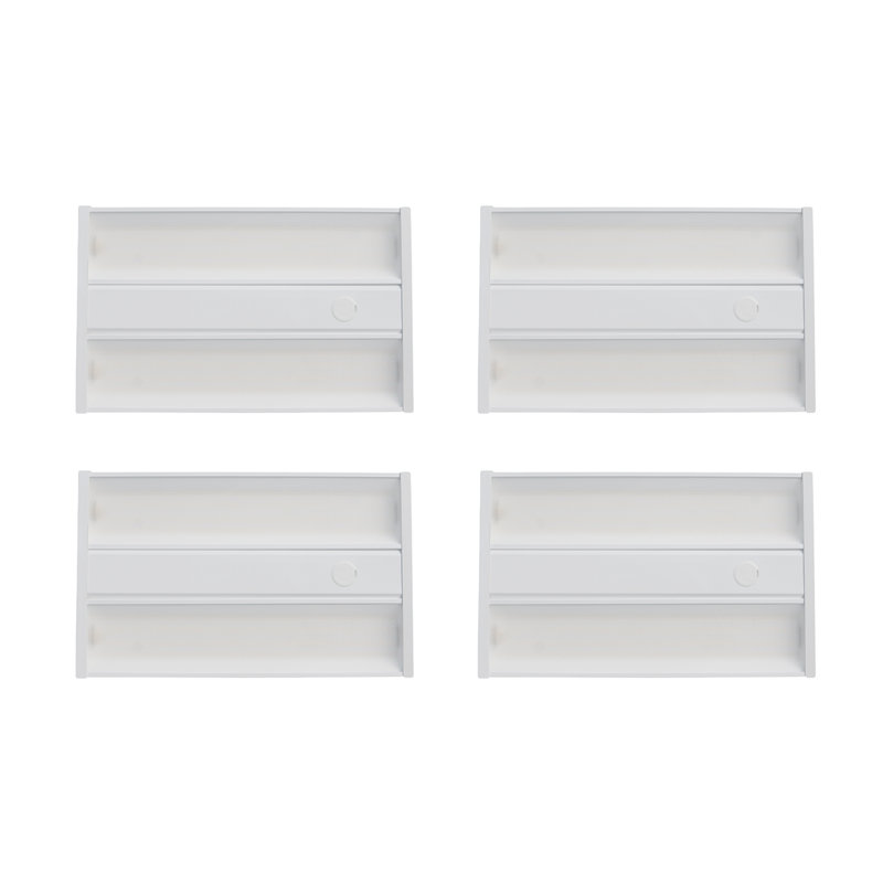  1.4 ft. LED High Bay Light, 21,000 Lumens, 135W, 4000K, 0-10V Dimmable, 120-277V, Damp Rated, Rectangle High Bay Ceiling Light - White