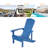 Bucareli Ergonomics Plastic Adirondack Chair-586038974