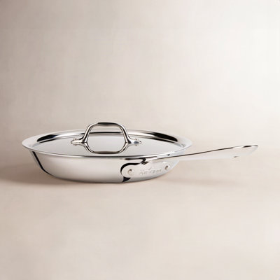 All-Clad D3® Stainless Steel Frying Pan with Lid