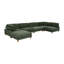 Canapé modulaire à large assise en velours côtelé-129037354-129037357