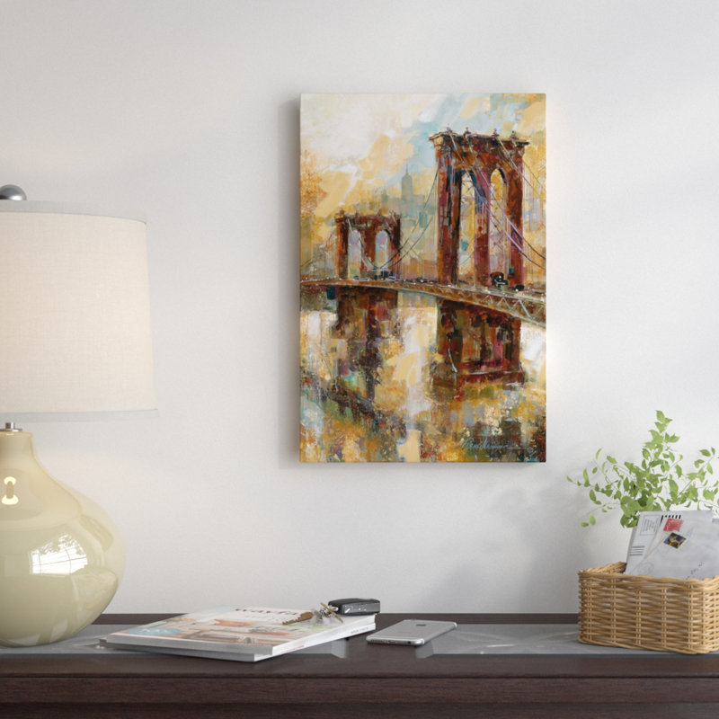 «Crossing Meadows», reproduction d'art sur toile, H 40 po x l 26 po x P 1,5 po, Papier d'art encadré noir, Pas de tapis