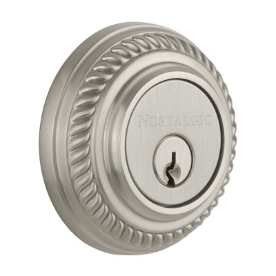 Nostalgic Warehouse Rope Rosette Double Cylinder Deadbolt