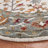 Hand Tufted Wool/Cotton Oriental Rug in Ivory/Grey-383790318