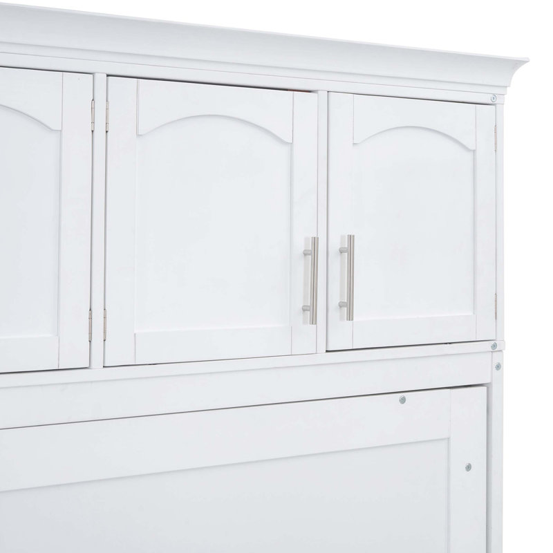 Space-Saving Murphy Bed with Integrated Storage