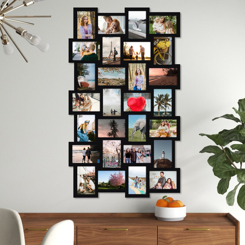 Baldemar Black Solid Wood Picture Frame