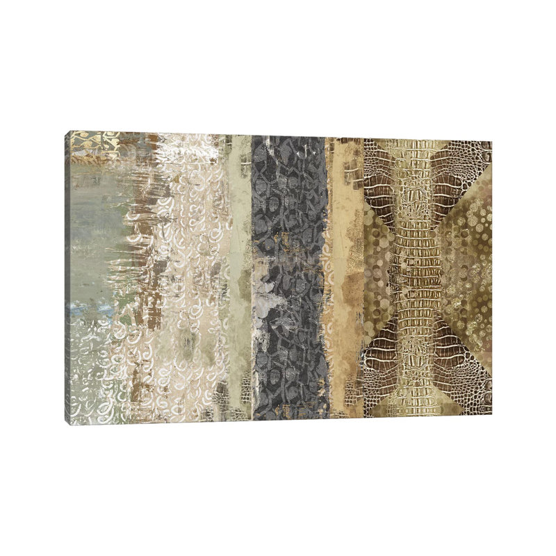 Squama by Tom Reeves - Painting on Canvas, Wrapped Canvas, 30.48cm H x 45.72cm W x 1.91cm D