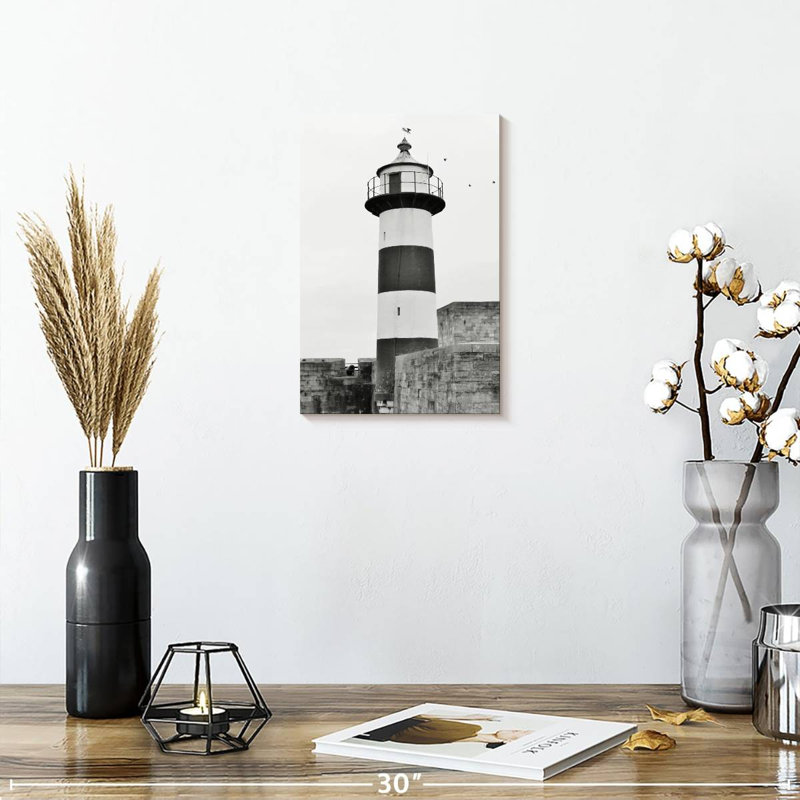 Phare du château Aletra Southsea, H 12 po x l 8 po