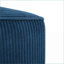 Repose-pieds pour canapé modulaire, velours côtelé moderne 30,5 po - Repose-pieds / Table d'appoint | Bleu marine | Velours côtelé, contreplaqué-1622805405