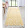 Markos Stars Modern Abstract Kids Plush Yellow Fringed Area Rug