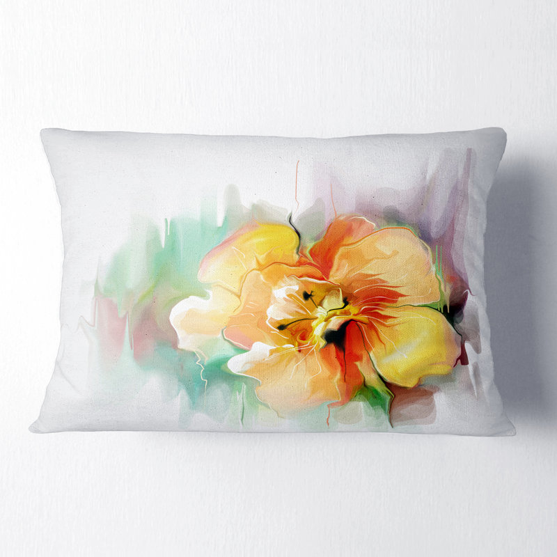 Coussin lombaire floral magnifique
