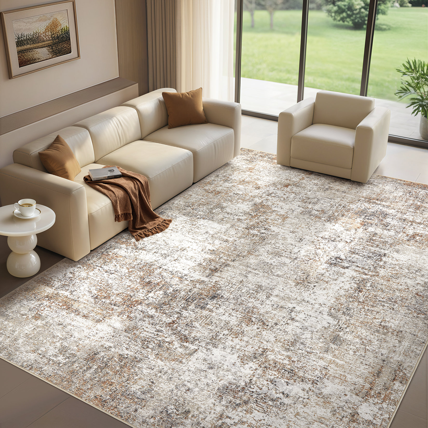 Dresser Rug Bungalow Rose Dagmar Area Rug Living Room Rugs Soft Indoor Carpet ...