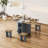 Folding Dining Table With 4 Chairs, 5 Pieces Extendable Table Set