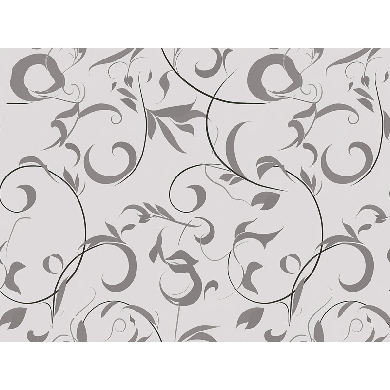 Édredon à motif floral et motifs tourbillonnants 12344, Édredon simple