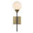 Hallas 1-Light Dimmable Oil Rubbed Bronze/Brass Wallchiere