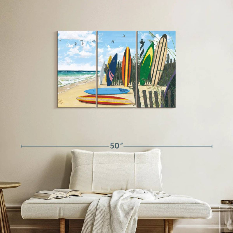 Senne Surf Boards, 24" H x 38" W