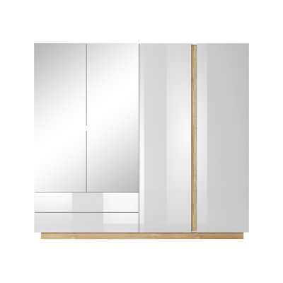 Janeliz 4 Door Manufactured Wood Wardrobe