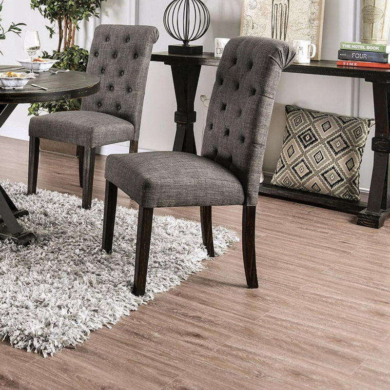 Ensemble classique de 2 chaises d'appoint