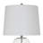 Aimme - Transitional Table Lamp - Clear Seeded Glass Steel-218362727-218362720