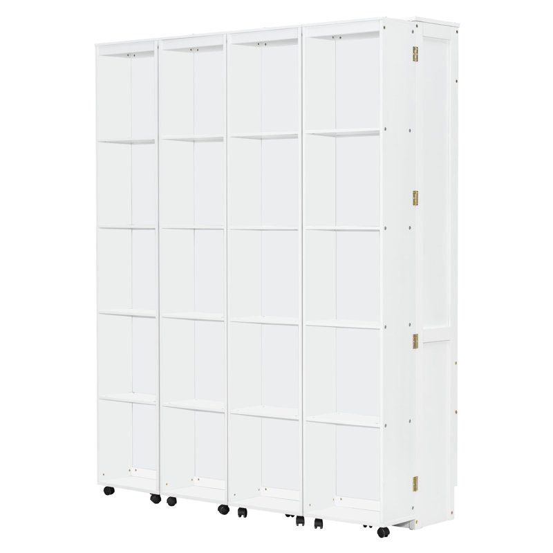 Grand lit, couleur blanche, fabrication avec une limite de poids élevée, portes de rangement latérales pour lit d'invité, système hydraulique facile à plier, petite pièce idéale