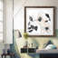 «Black & Blush Anemone I-Premium», reproduction encadrée prête à être accrochée-62719670-62719679