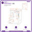 Meuble-lavabo 24 po avec lavabo en céramique intégré et armoire à trois tiroirs-1990870257