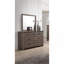 Mobilier de chambre à coucher avec tiroirs en bois à finition naturelle