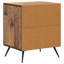 43cm W Manufactured Wood Bedside Table-403017447